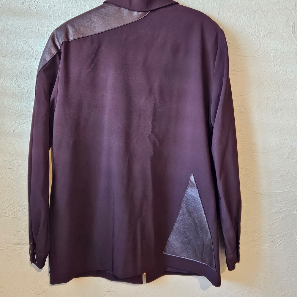 Vintage Eric Ryan Sport Mixed Texture Patchwork Full Zip Jacket - Picture 2 of 5